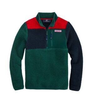 Vineyard Vines Colorblock Fleece Pullover